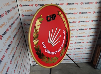 CHP Metal Çelenk Çerkezköy İlçe Başkanlığı