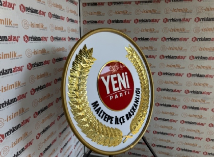 Yeni Parti Anıt Tören Çelengi - Kurumsal Metal Çelenk