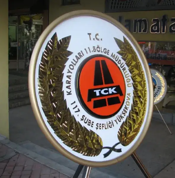 Karayolları Metal Çelenk