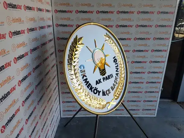AK Parti Metal Çelenk Çekmeköy İlçe Başkanlığı