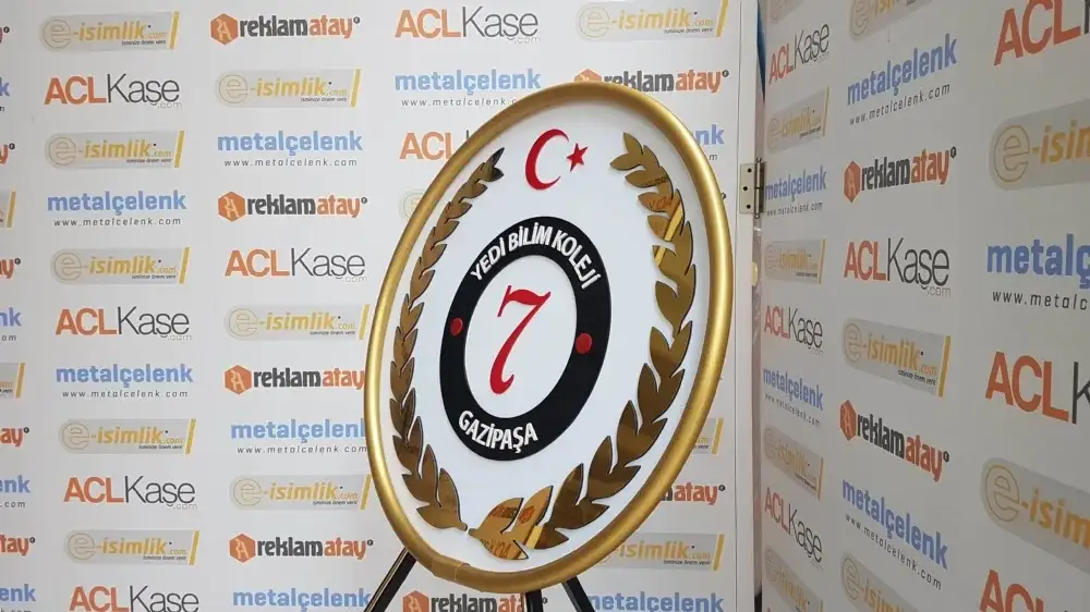 Yedi Bilim Koleji – Metal Çelenk