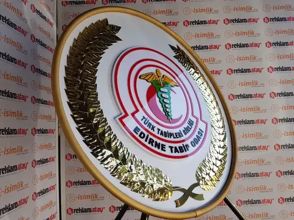 Edirne Tabipler Odası Metal Çelenk — Fotoğraf 6