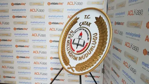 Çatak İlçe Millî Eğitim – Metal Çelenk — Fotoğraf 4
