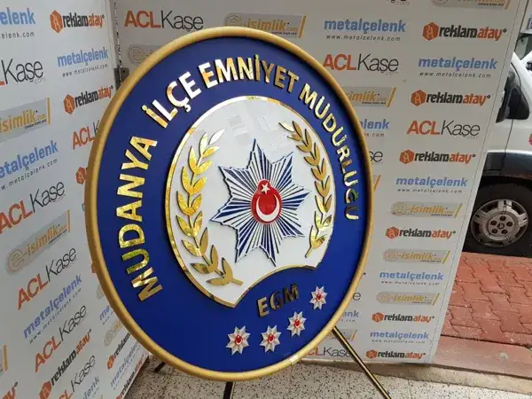 Metal Çelenk Mudanya İlçe Emniyet Müdürlüğü