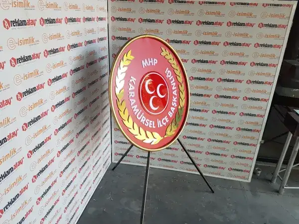 MHP Metal Çelenk Karamürsel İlçe Başkanlığı