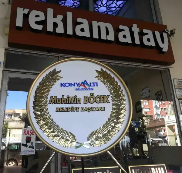Konyaaltı Belediyesi Özel Çelenk