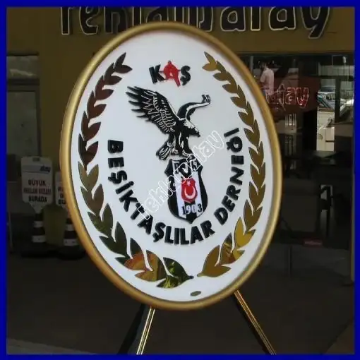 Beşiktaş Metal Çelenk