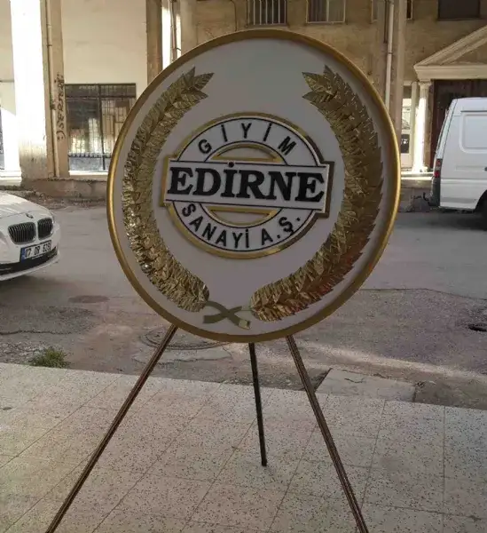 Edirne Giyim Metal Çelenk