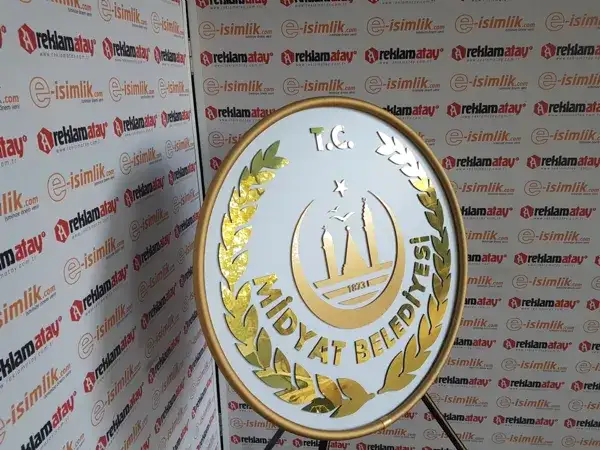 Midyat Belediyesi Metal Çelenk