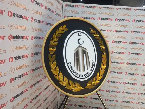 Çanakkale İl Özel İdaresi Metal Çelenk