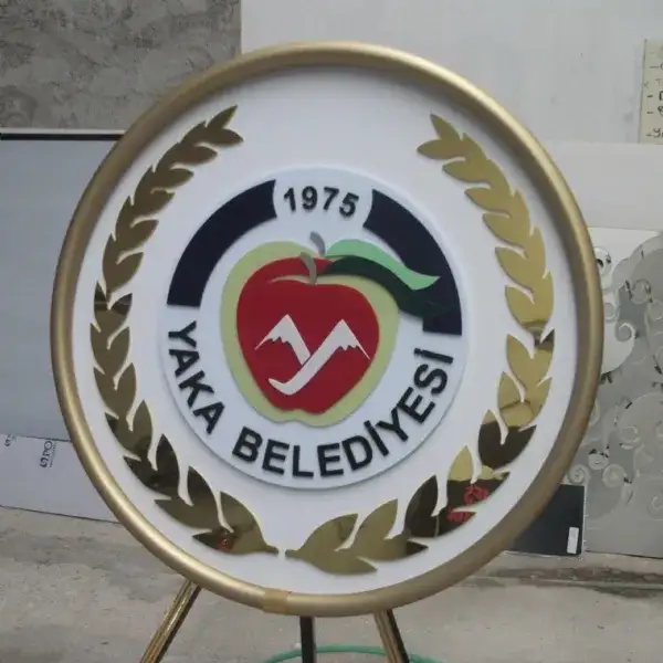 Yaka Belediyesi Metal Çelenk