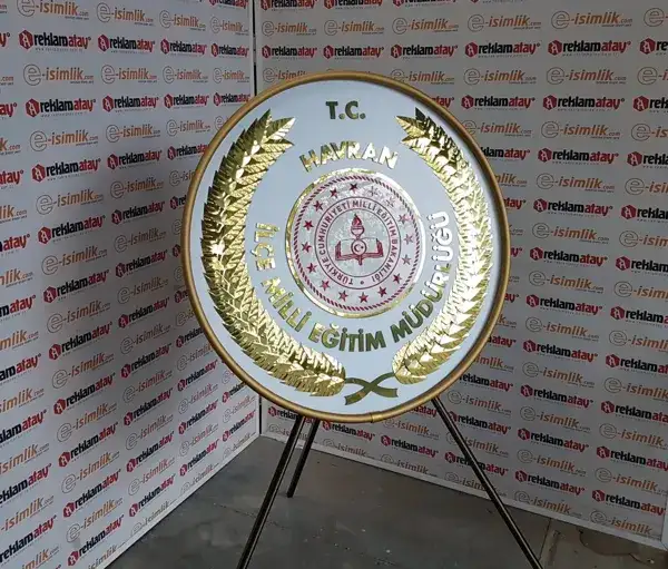 Havran İlçe Millî Eğitim Müdürlüğü Metal Çelenk