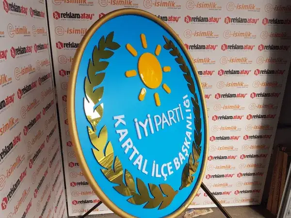 Kartal İlçe Başkanlığı İYİ Parti Metal Çelenk