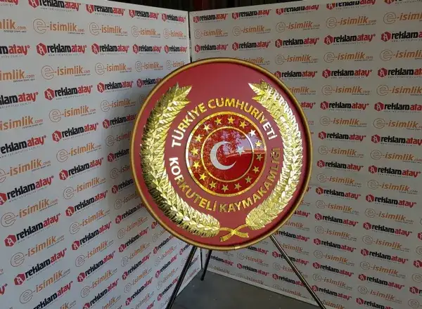 Korkuteli Kaymakamlığı Metal Çelenk