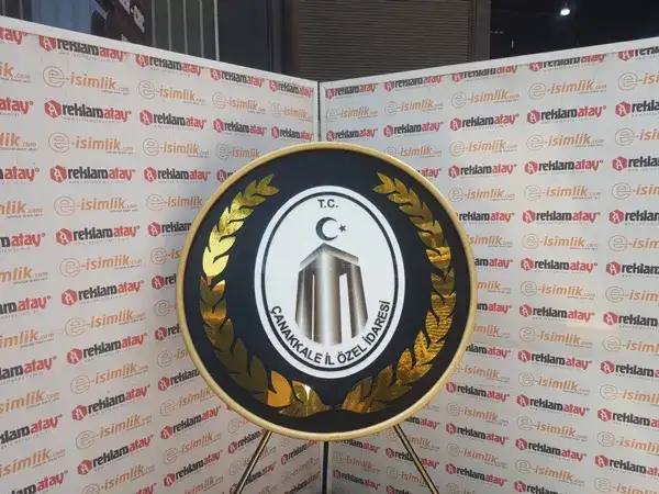 Çanakkale İl Özel İdaresi Metal Çelenk — Fotoğraf 2