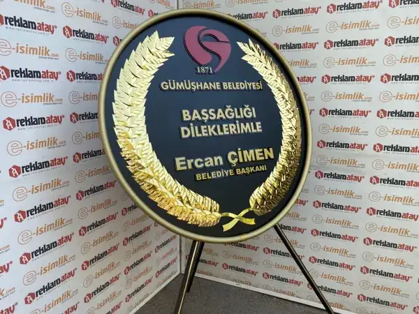 Gümüşhane Belediye Başkanı Özel Metal Çelengi