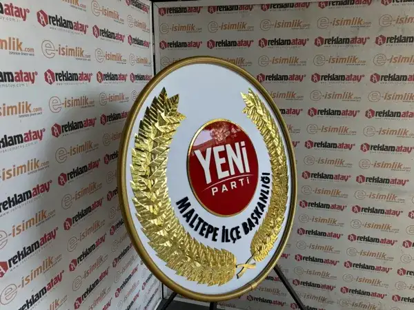 Yeni Parti Anıt Tören Çelengi – Kurumsal Metal Çelenk