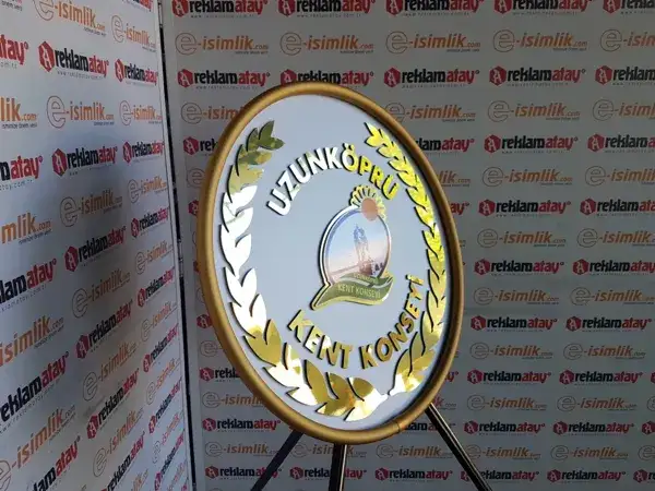 Uzunköprü Kent Konseyi Metal Çelenk — Fotoğraf 2