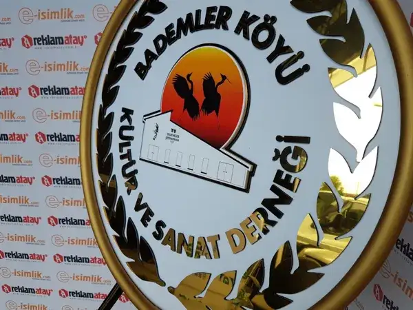 Bademler Köyü Kültür ve Sanat Derneği Metal Çelenk — Fotoğraf 5