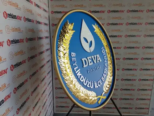 DEVA Partisi Metal Çelenk Beylikdüzü
