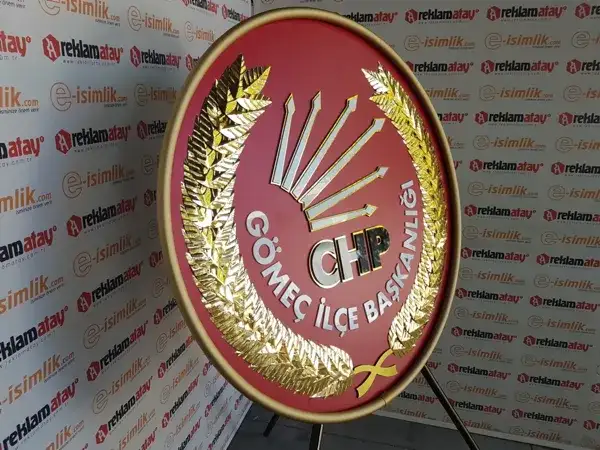 CHP Metal Çelenk Gömeç İlçe Başkanlığı
