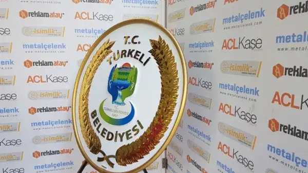 Türkeli Belediyesi Metal Çelenk