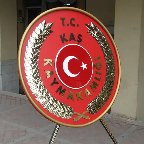 Kaş Kaymakamlığı Metal Çelengi