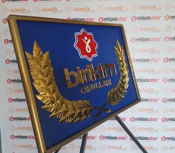 Birikim Okulları Metal Çelenk