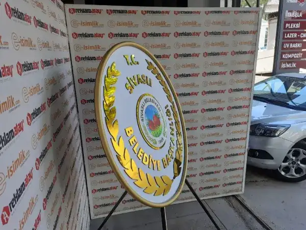 Sivaslı Belediyesi Metal Çelenk