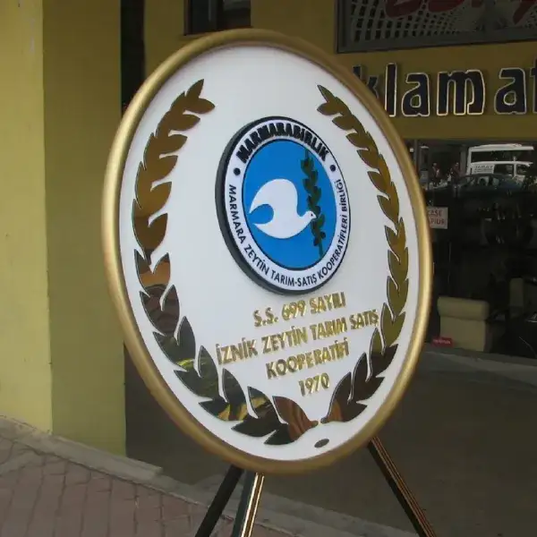 Marmarabirlik İznik Metal Çelenk