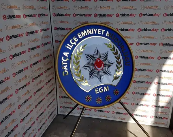 Datça İlçe Emniyet Müdürlüğü Metal Çelenk