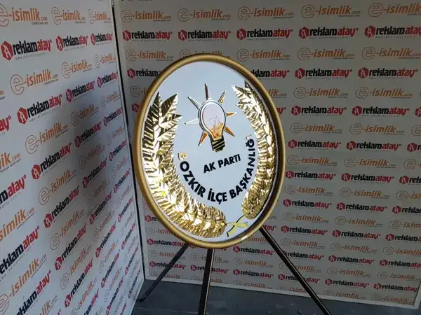 AK Parti Metal Çelenk Bozkır İlçe Başkanlığı