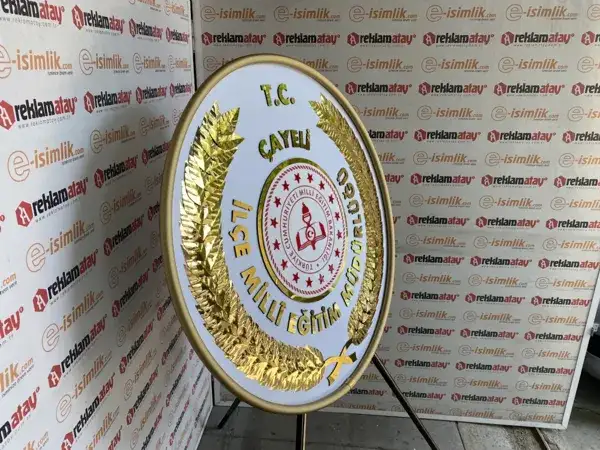 İlçe Millî Eğitim Müdürlüğü Metal Çelenk Çayeli