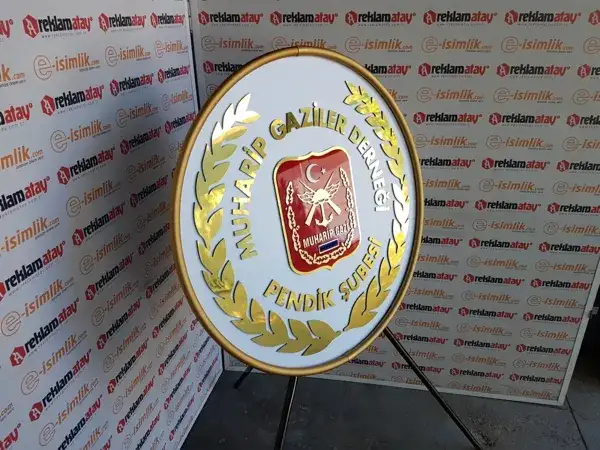 Muharip Gaziler Derneği Metal Çelenk Pendik