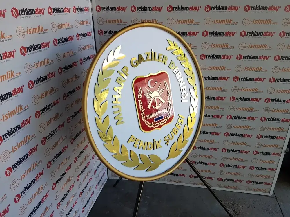 Muharip Gaziler Derneği Metal Çelenk Pendik