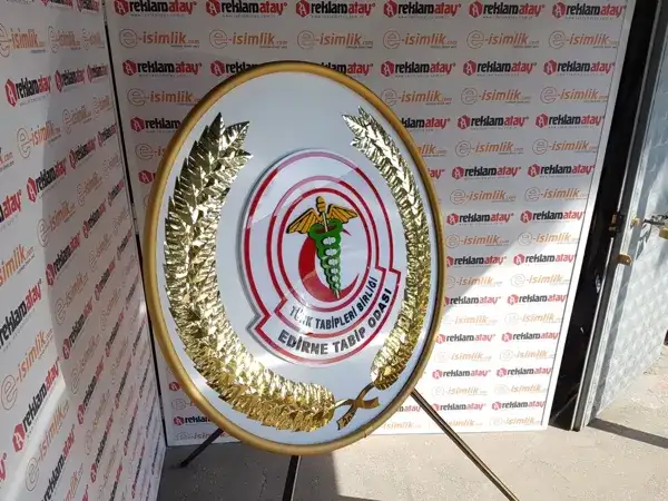 Edirne Tabipler Odası Metal Çelenk