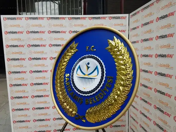 Sarıkamış Belediyesi Metal Çelenk