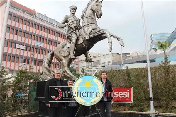 İYİ Parti Metal Çelenk 100 cm Standart — Fotoğraf 3