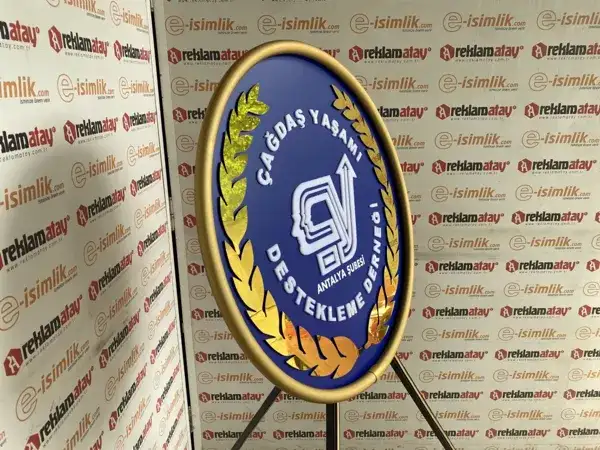 Çağdaş Yaşamı Destekleme Derneği Metal Çelenk