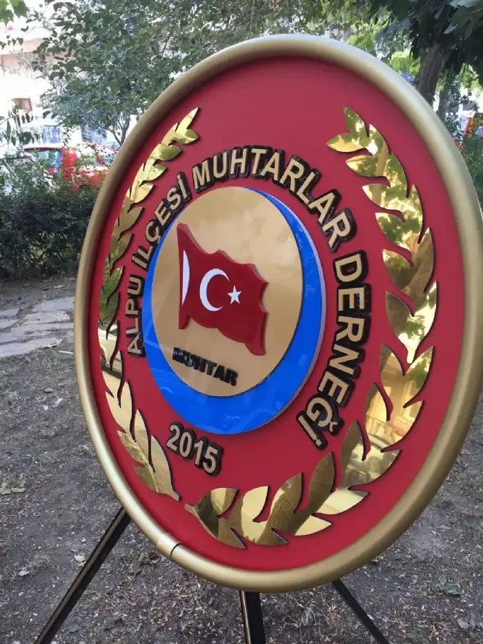 Alpu Muhtarlar Derneği Tören Çelengi