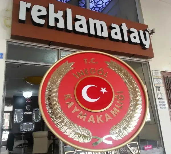 İnegöl Kaymakamlığı Metal Çelengi