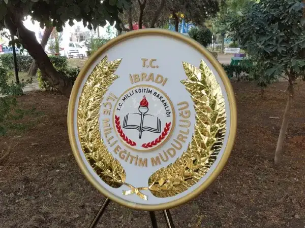 İlçe Millî Eğitim Müdürlüğü İbradı Madeni Çelenk