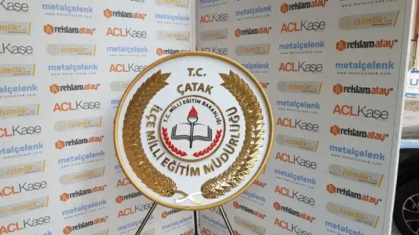 Çatak İlçe Millî Eğitim – Metal Çelenk