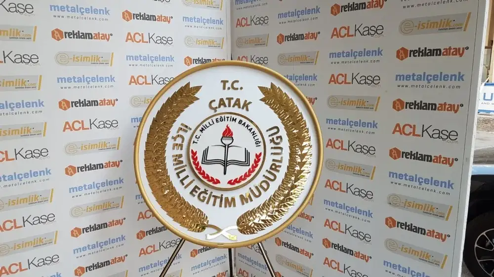 Çatak İlçe Millî Eğitim – Metal Çelenk
