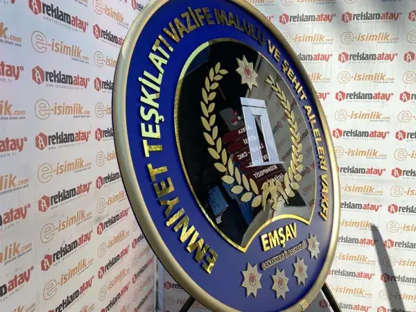 EMŞAV Çanakkale İl Başkanlığı Metal Çelenk — Fotoğraf 2