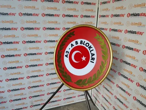 A2 A-B Blokları Metal Çelenk — Fotoğraf 2