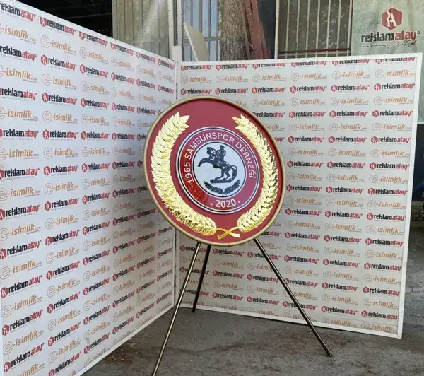 Samsun Spor Derneği Metal Çelenk — Fotoğraf 2