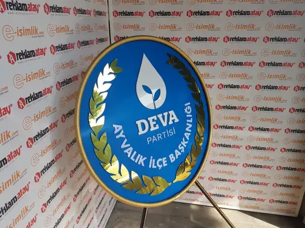 DEVA Partisi Metal Çelenk 100 cm Ekonomik