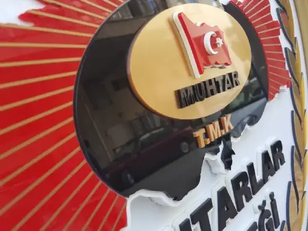 Nazilli Muhtarlar Derneği Metal Çelenk — Fotoğraf 3