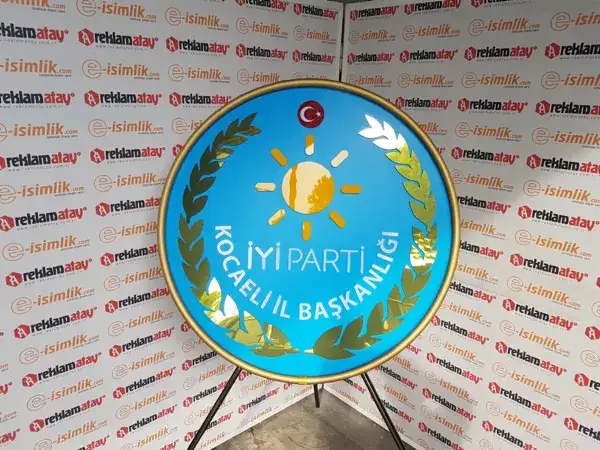 İYİ Parti Kocaeli İl Başkanlığı Metal Çelenk — Fotoğraf 2